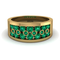 Emerald Eternal Harmony Wedding Ring - Carmen No. 19 image 1