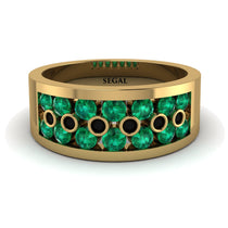 Emerald Eternal Harmony Wedding Ring - Carmen No. 34 image 1