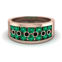 Emerald Eternal Harmony Wedding Ring - Carmen No. 35 image 1
