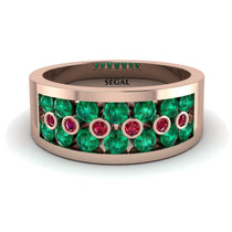 Emerald Eternal Harmony Wedding Ring - Carmen No. 50 image 1