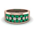 Emerald Eternal Harmony Wedding Ring - Carmen No. 5 image 1