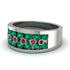 Emerald Eternal Harmony Wedding Ring - Carmen No. 51