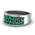 Emerald Eternal Harmony Wedding Ring - Carmen No. 36