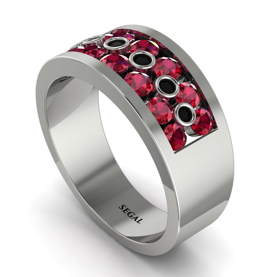 Ruby Eternal Harmony Wedding Ring - Carmen No. 42