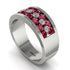 Ruby Eternal Harmony Wedding Ring - Carmen No. 12 image 2