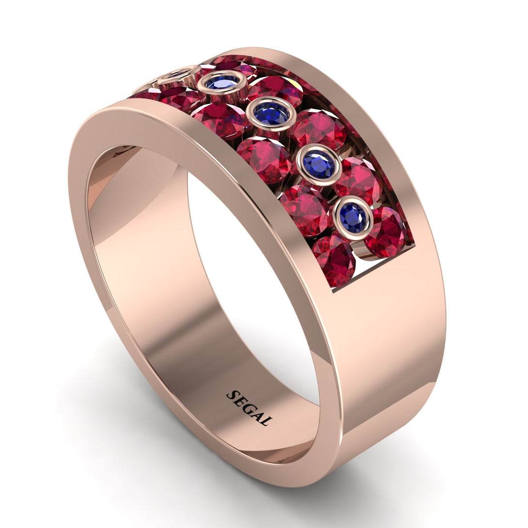 Ruby Eternal Harmony Wedding Ring - Carmen No. 71