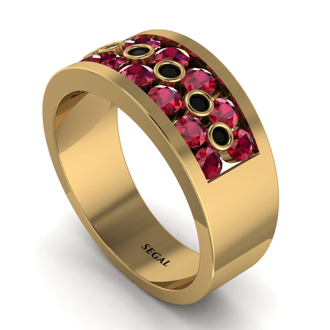 Ruby Eternal Harmony Wedding Ring - Carmen No. 40
