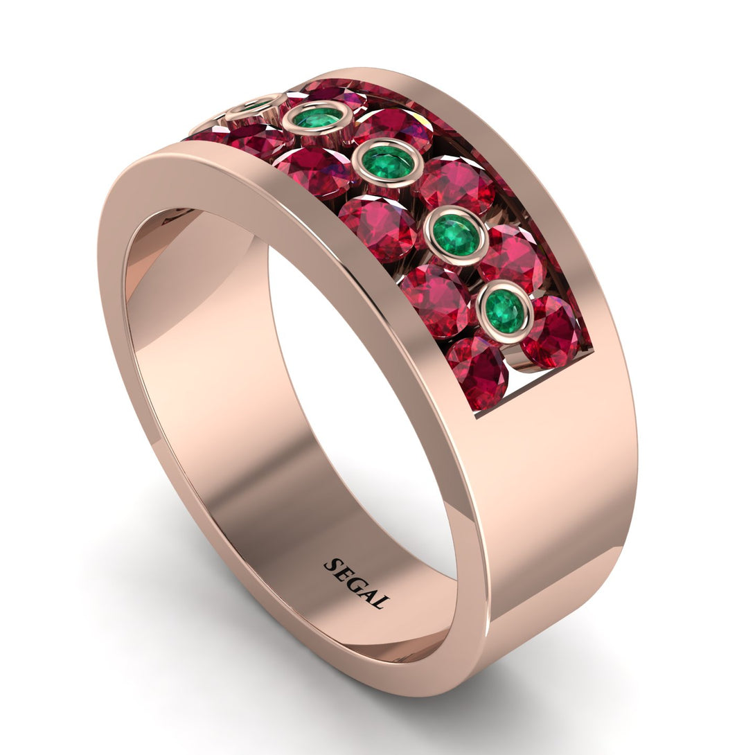 Ruby Eternal Harmony Wedding Ring - Carmen No. 26