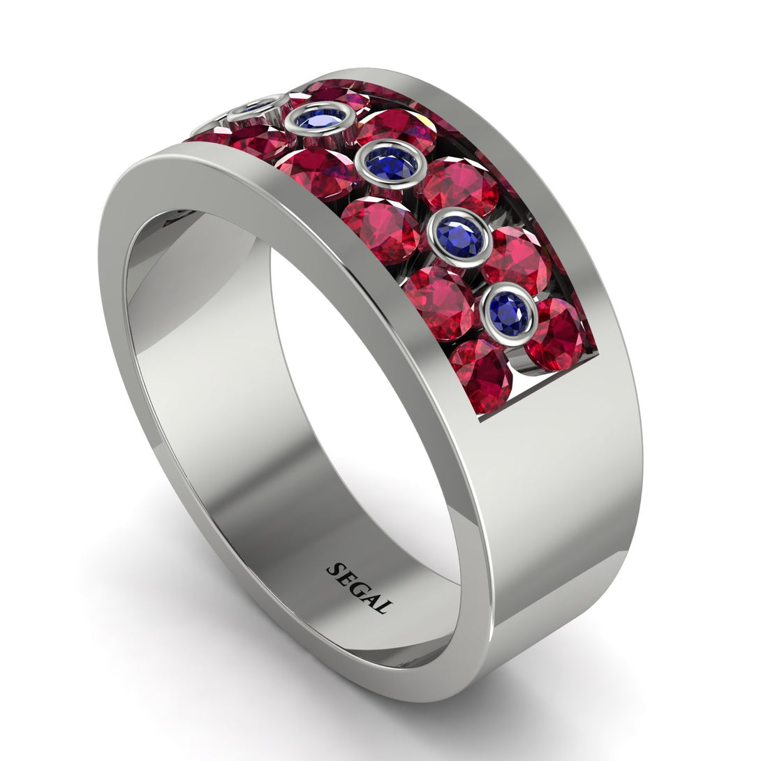 Ruby Eternal Harmony Wedding Ring - Carmen No. 72