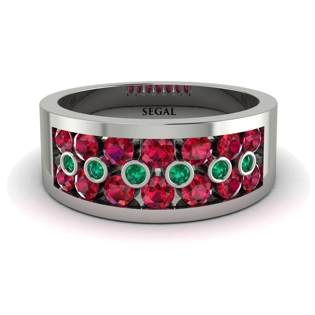 Ruby Eternal Harmony Wedding Ring - Carmen No. 27