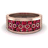 Ruby Eternal Harmony Wedding Ring - Carmen No. 56