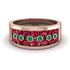 Ruby Eternal Harmony Wedding Ring - Carmen No. 26