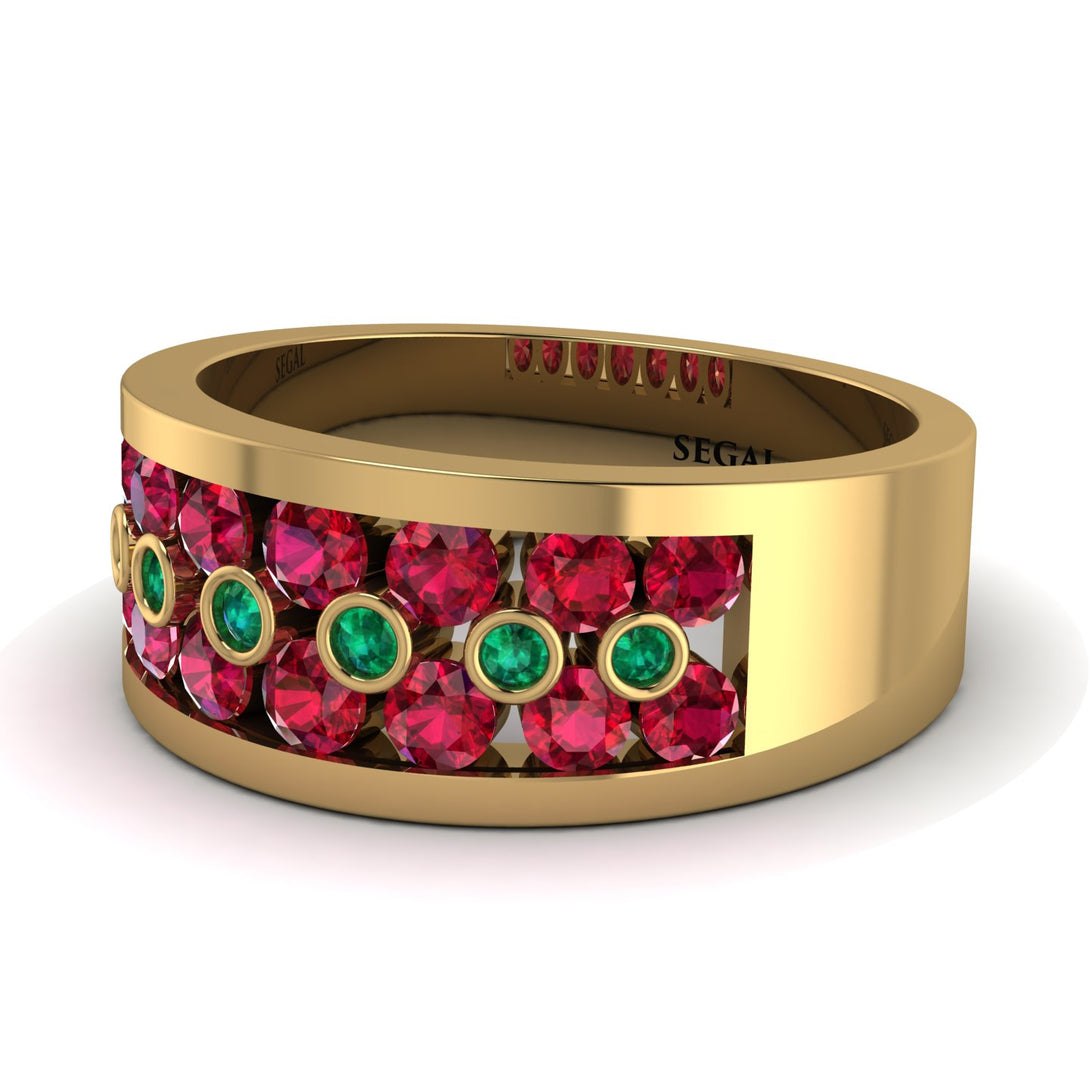 Ruby Eternal Harmony Wedding Ring - Carmen No. 25