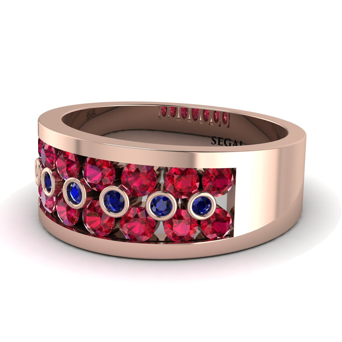 Ruby Eternal Harmony Wedding Ring - Carmen No. 71