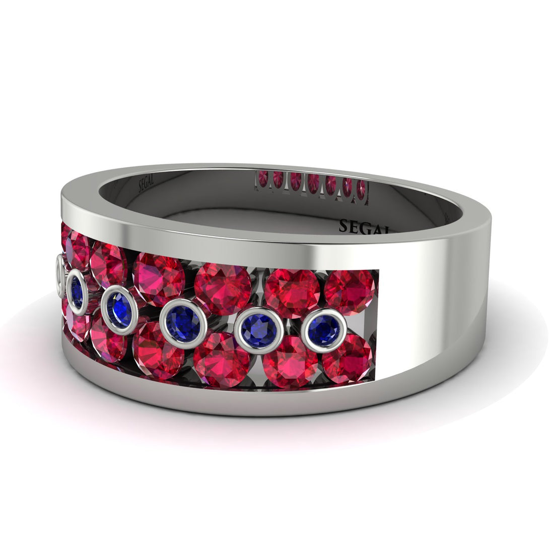 Ruby Eternal Harmony Wedding Ring - Carmen No. 72