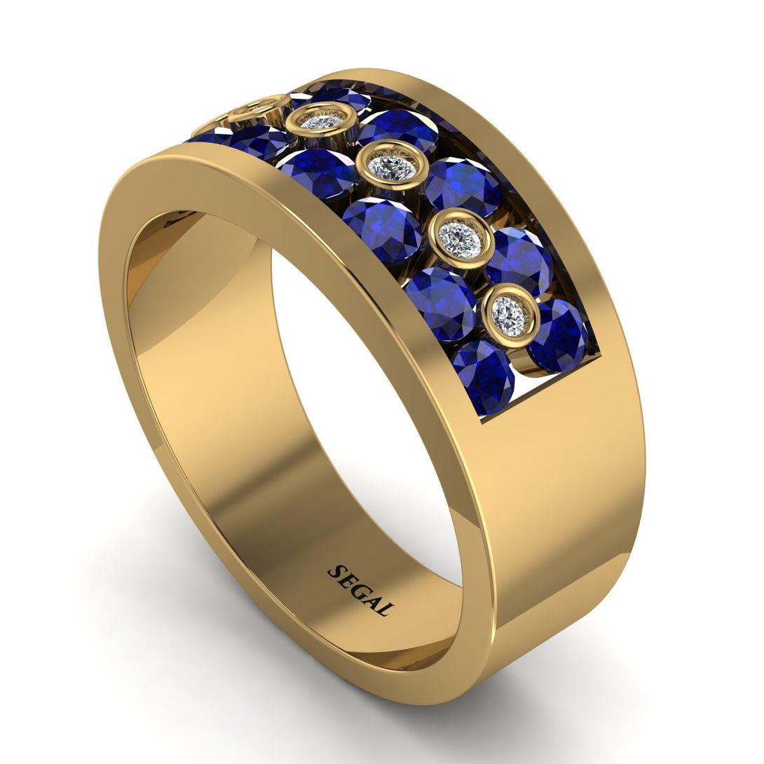 Sapphire Eternal Harmony Wedding Ring - Carmen No. 13