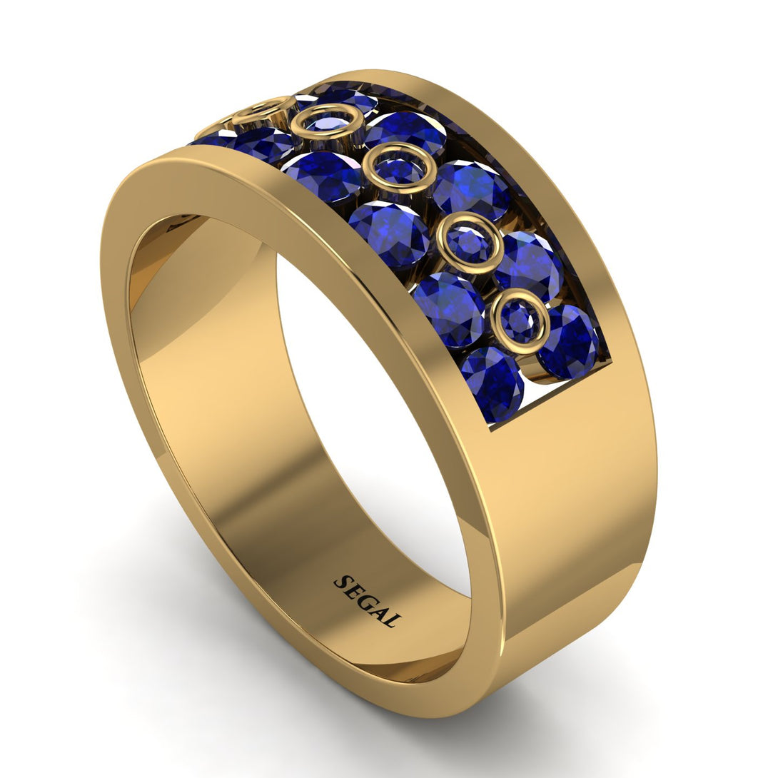 Sapphire Eternal Harmony Wedding Ring - Carmen No. 73