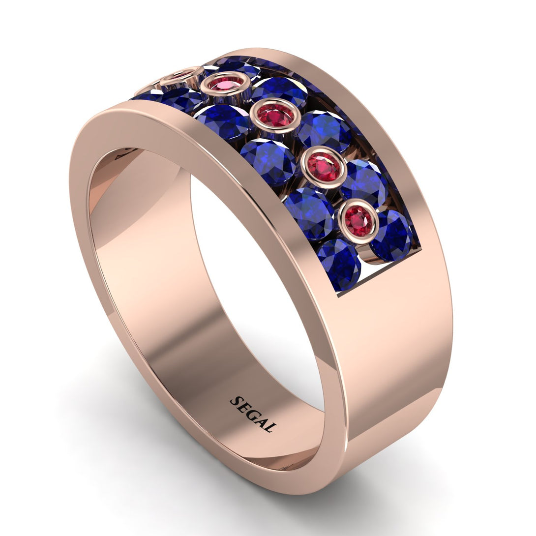 Sapphire Eternal Harmony Wedding Ring - Carmen No. 59
