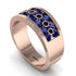 Sapphire Eternal Harmony Wedding Ring - Carmen No. 44 image 2