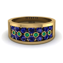 Sapphire Eternal Harmony Wedding Ring - Carmen No. 28 image 1