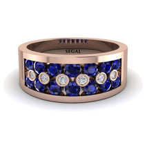 Sapphire Eternal Harmony Wedding Ring - Carmen No. 14 image 1