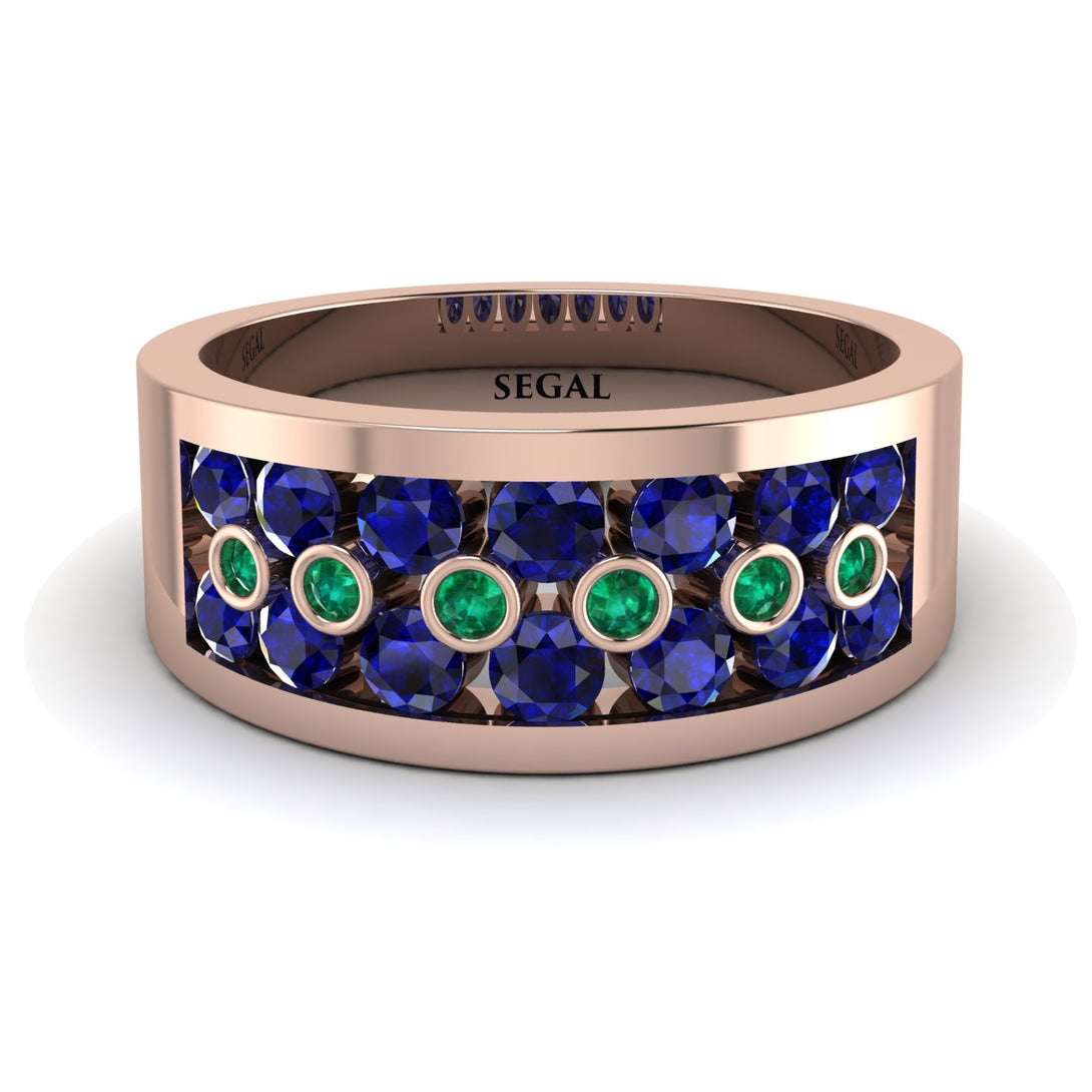 Sapphire Eternal Harmony Wedding Ring - Carmen No. 29