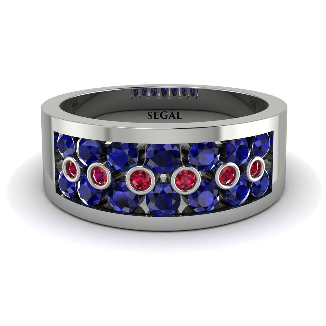 Sapphire Eternal Harmony Wedding Ring - Carmen No. 60