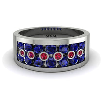 Sapphire Eternal Harmony Wedding Ring - Carmen No. 60 image 1