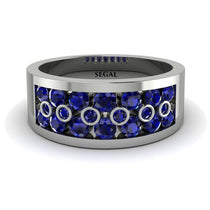 Sapphire Eternal Harmony Wedding Ring - Carmen No. 75 image 1