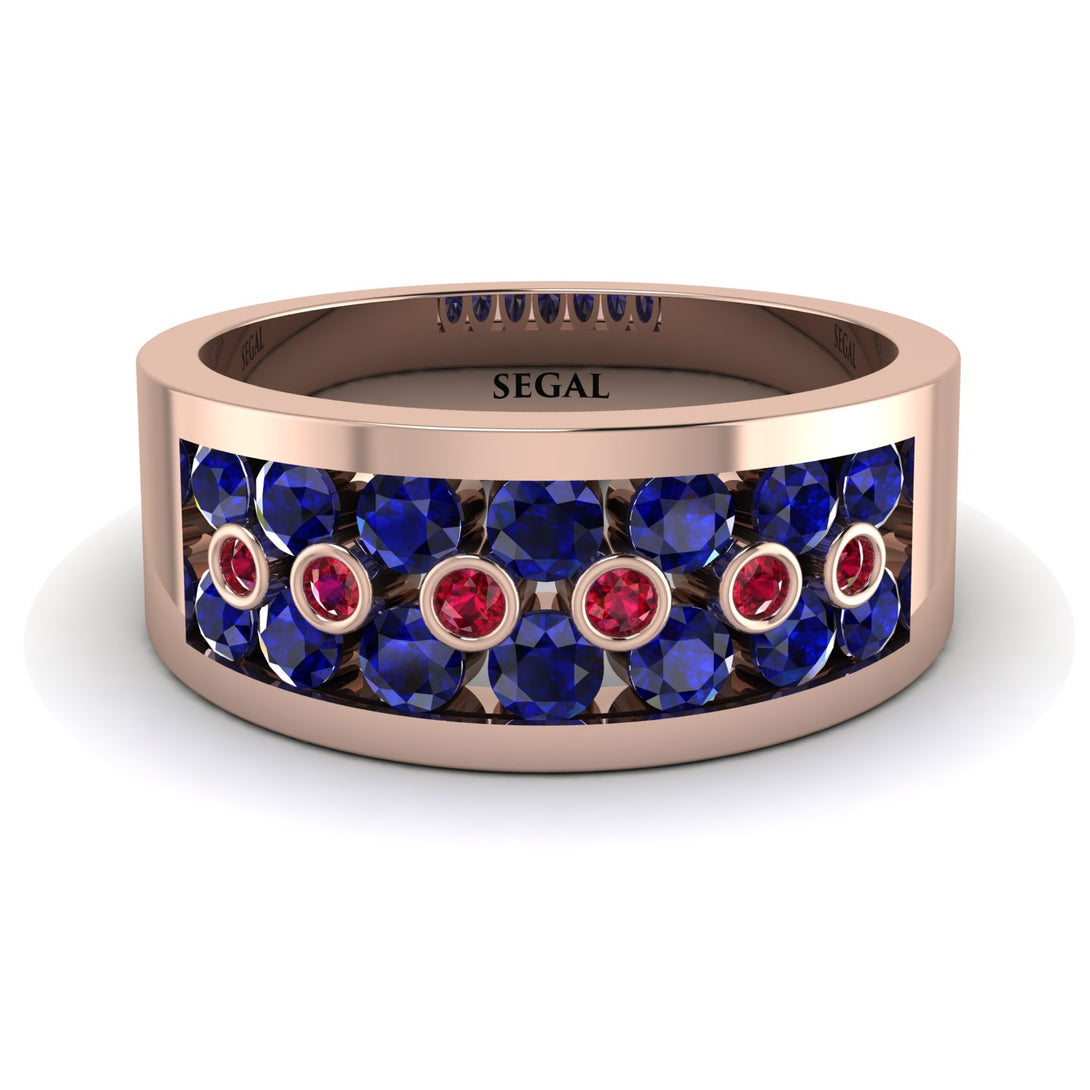 Sapphire Eternal Harmony Wedding Ring - Carmen No. 59