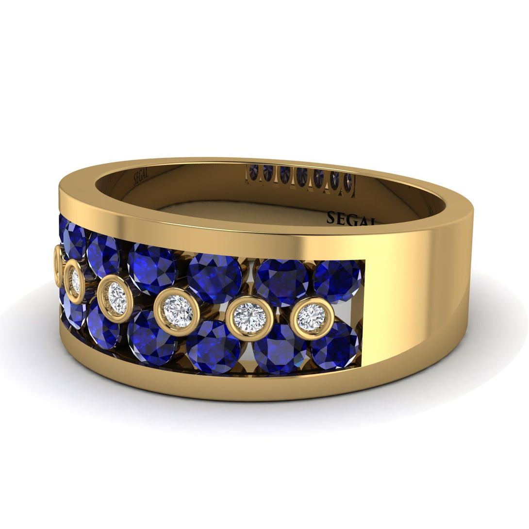Sapphire Eternal Harmony Wedding Ring - Carmen No. 13