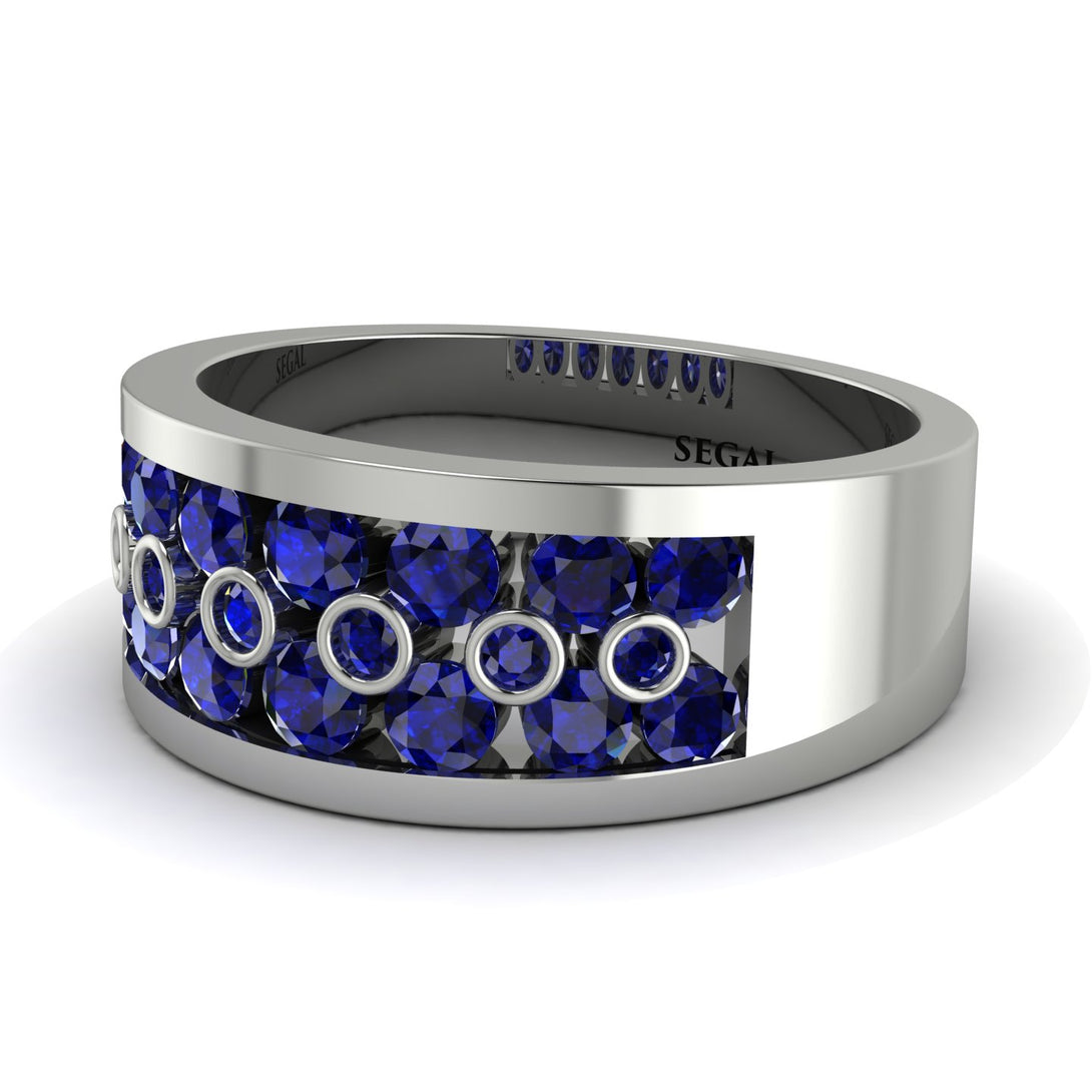 Sapphire Eternal Harmony Wedding Ring - Carmen No. 75