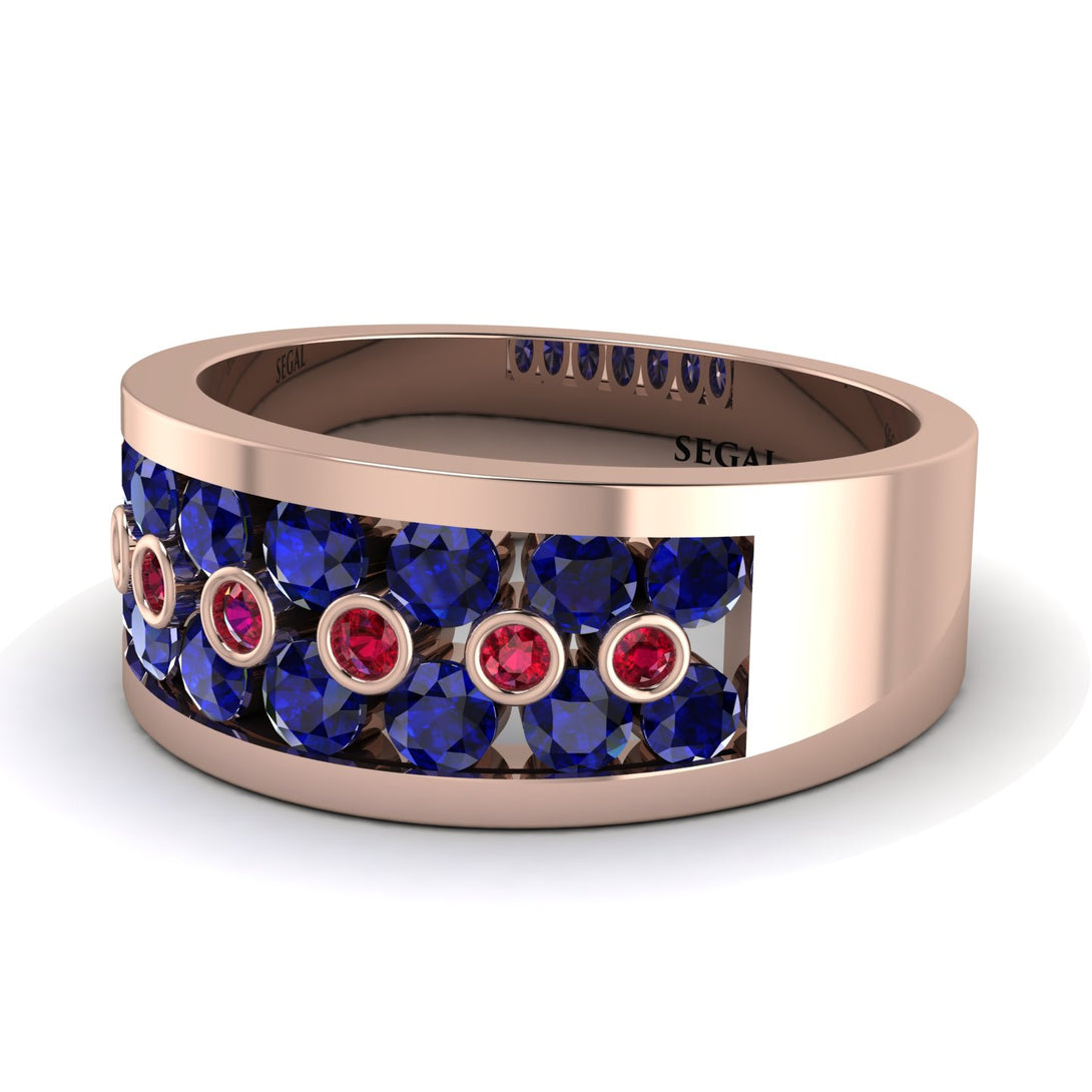 Sapphire Eternal Harmony Wedding Ring - Carmen No. 59