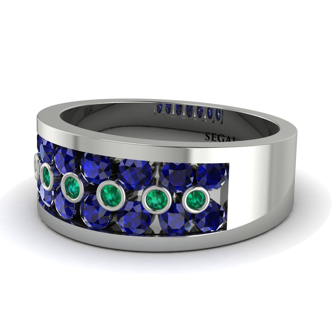 Sapphire Eternal Harmony Wedding Ring - Carmen No. 30