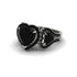 Black Diamond Eternal Heartbeat Engagement Ring - Aylin No. 39