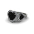 Black Diamond Eternal Heartbeat Engagement Ring - Aylin No. 9 image 1