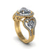 Diamond Eternal Heartbeat Engagement Ring - Aylin No. 1 image 2