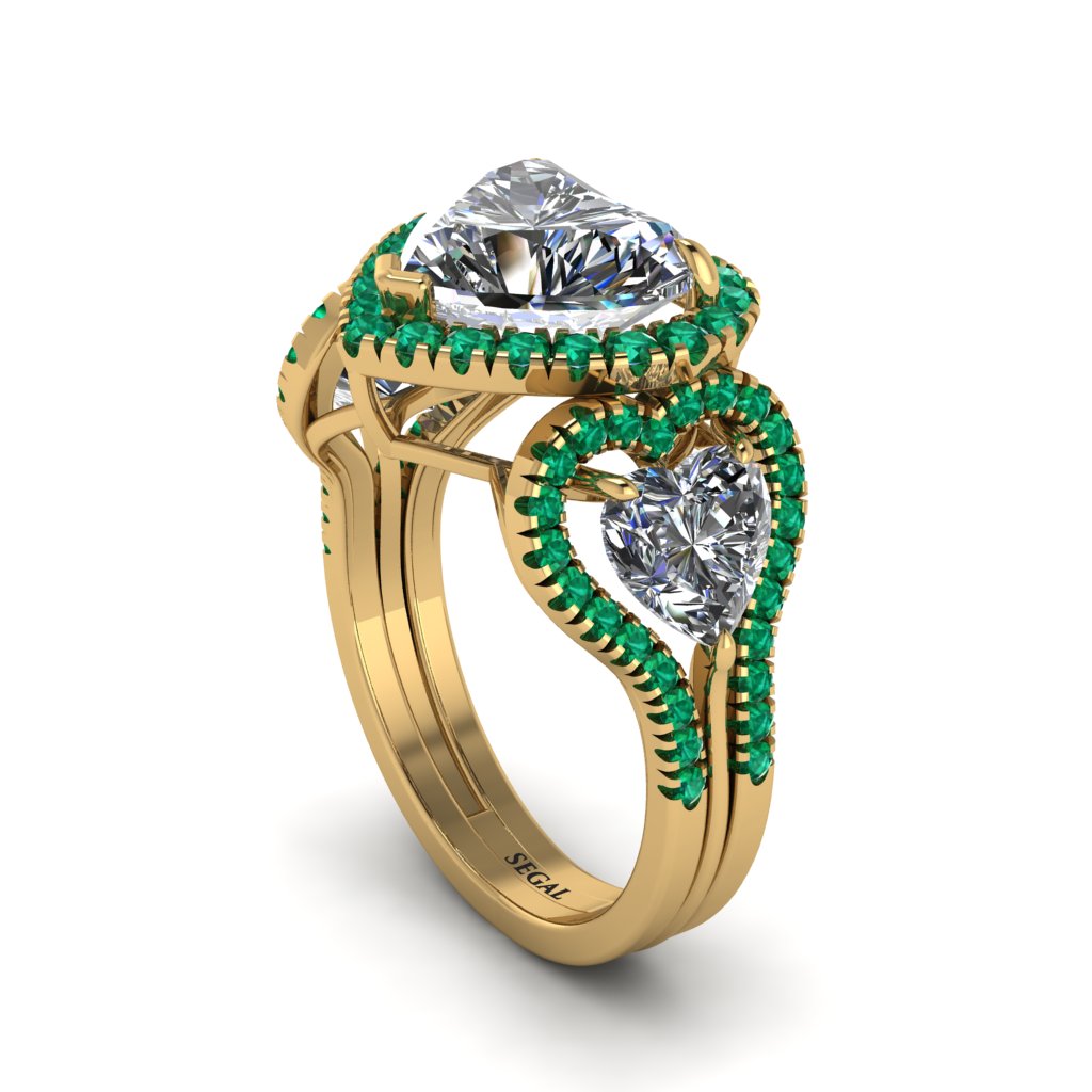 Diamond Eternal Heartbeat Engagement Ring - Aylin No. 16