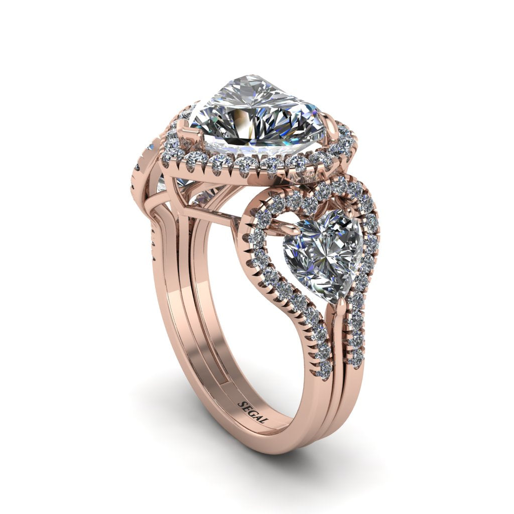 Diamond Eternal Heartbeat Engagement Ring - Aylin No. 2
