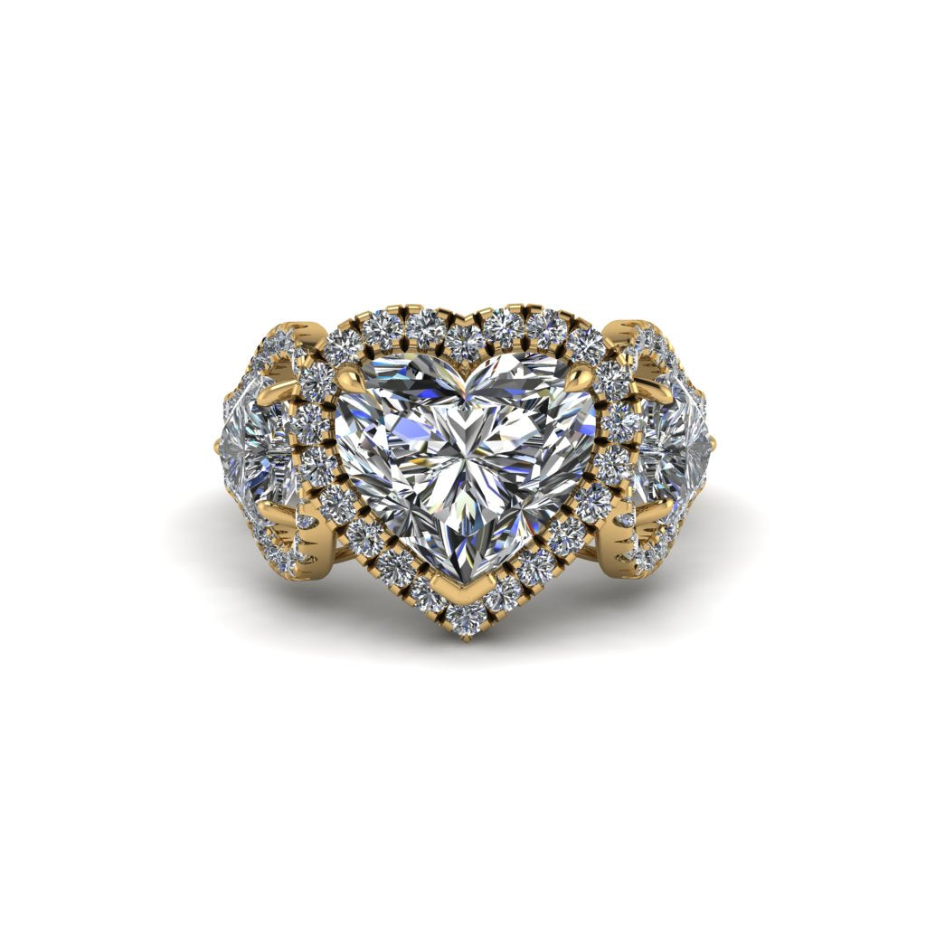 Diamond Eternal Heartbeat Engagement Ring - Aylin No. 1