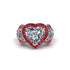 Diamond Eternal Heartbeat Engagement Ring - Aylin No. 47