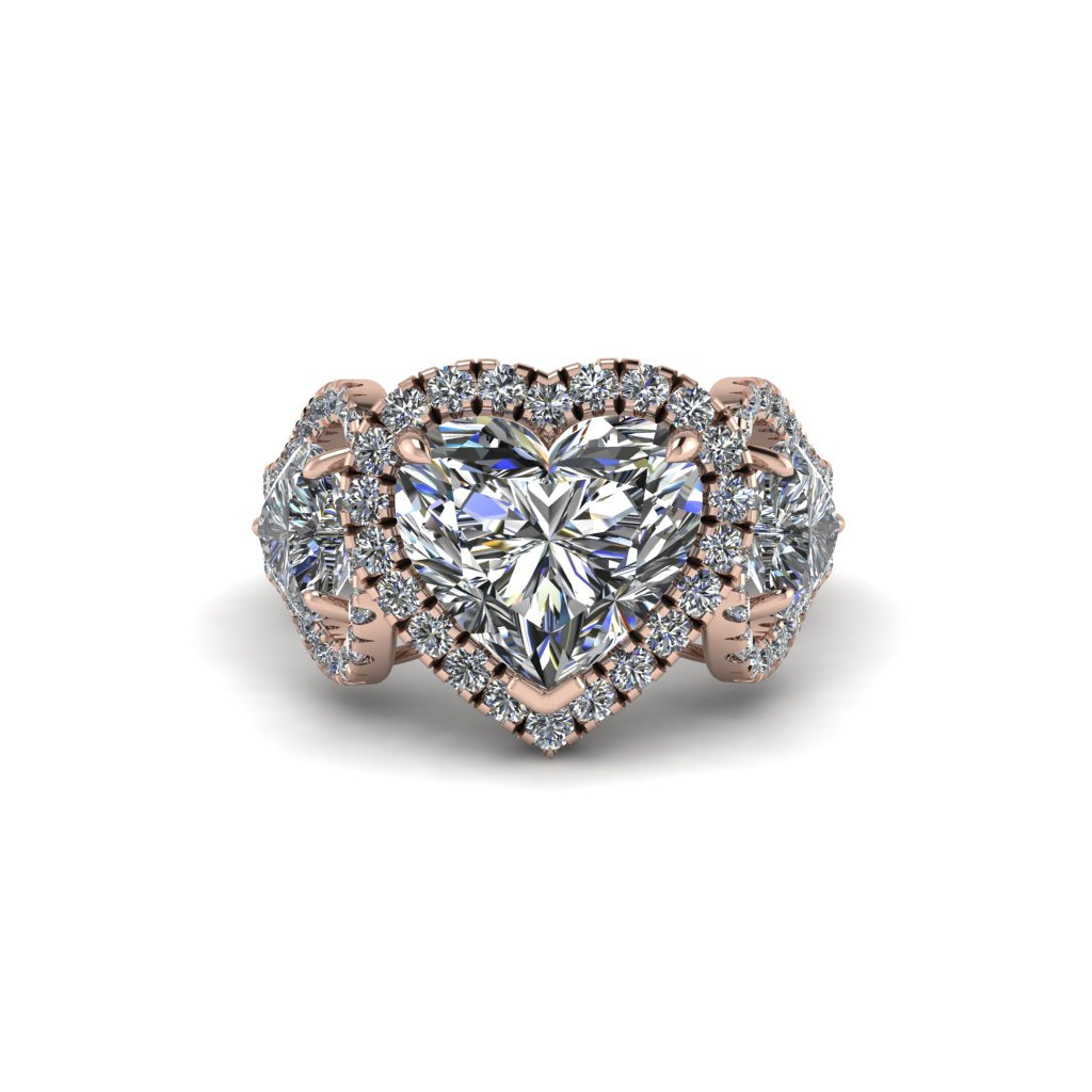 Diamond Eternal Heartbeat Engagement Ring - Aylin No. 2