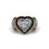 Diamond Eternal Heartbeat Engagement Ring - Aylin No. 31