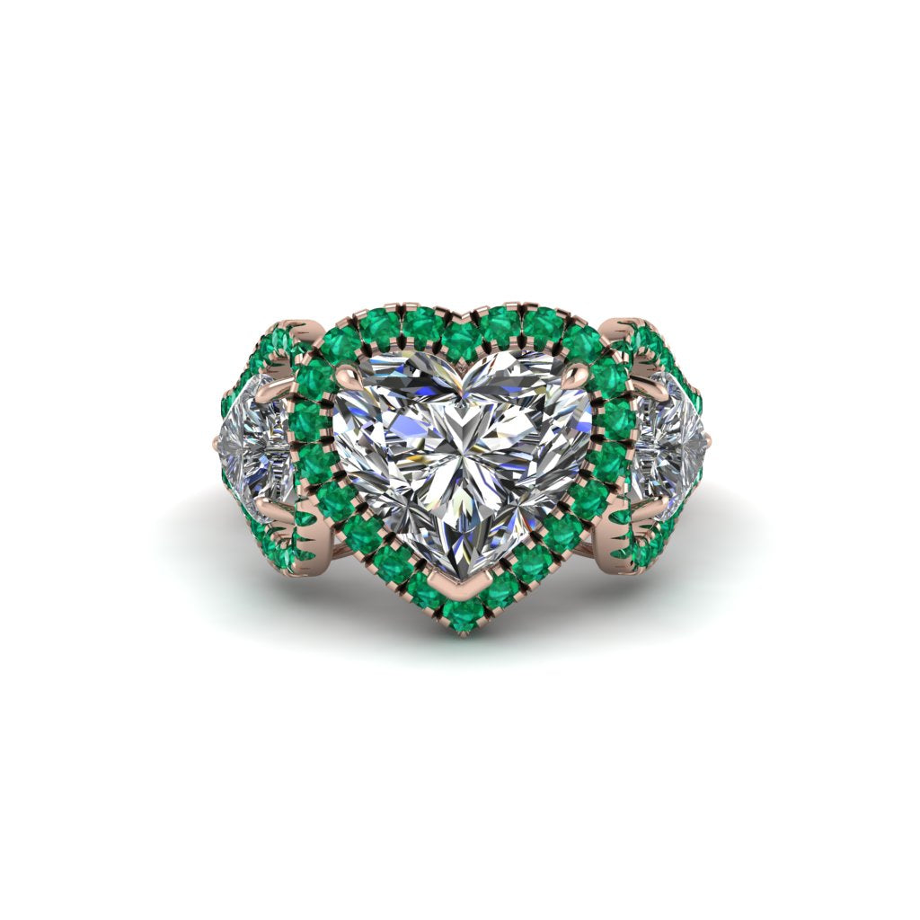 Diamond Eternal Heartbeat Engagement Ring - Aylin No. 17