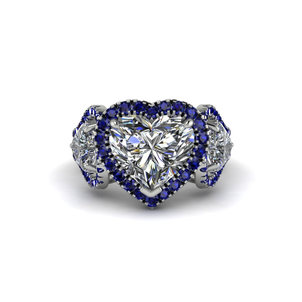 Diamond Eternal Heartbeat Engagement Ring - Aylin No. 63
