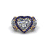 Diamond Eternal Heartbeat Engagement Ring - Aylin No. 61 image 3