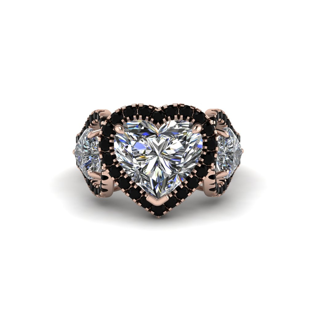 Diamond Eternal Heartbeat Engagement Ring - Aylin No. 32
