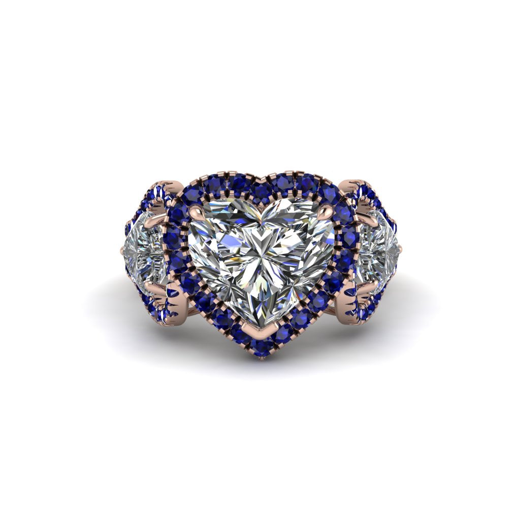 Diamond Eternal Heartbeat Engagement Ring - Aylin No. 62