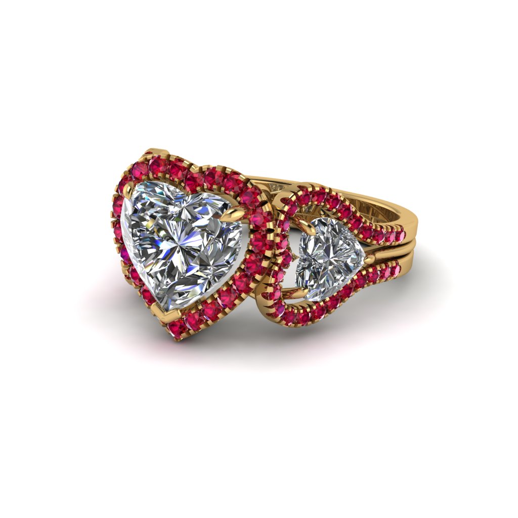 Diamond Eternal Heartbeat Engagement Ring - Aylin No. 46