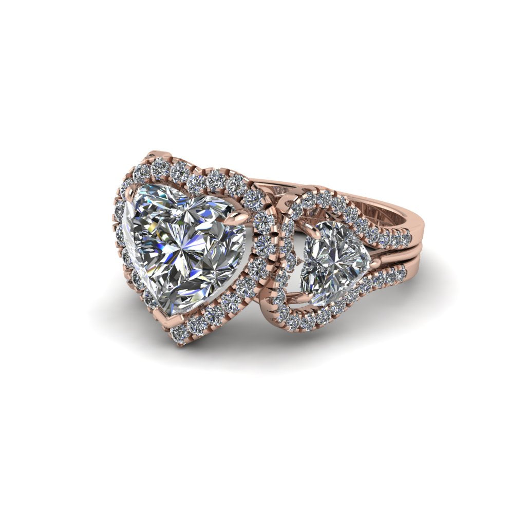Diamond Eternal Heartbeat Engagement Ring - Aylin No. 2